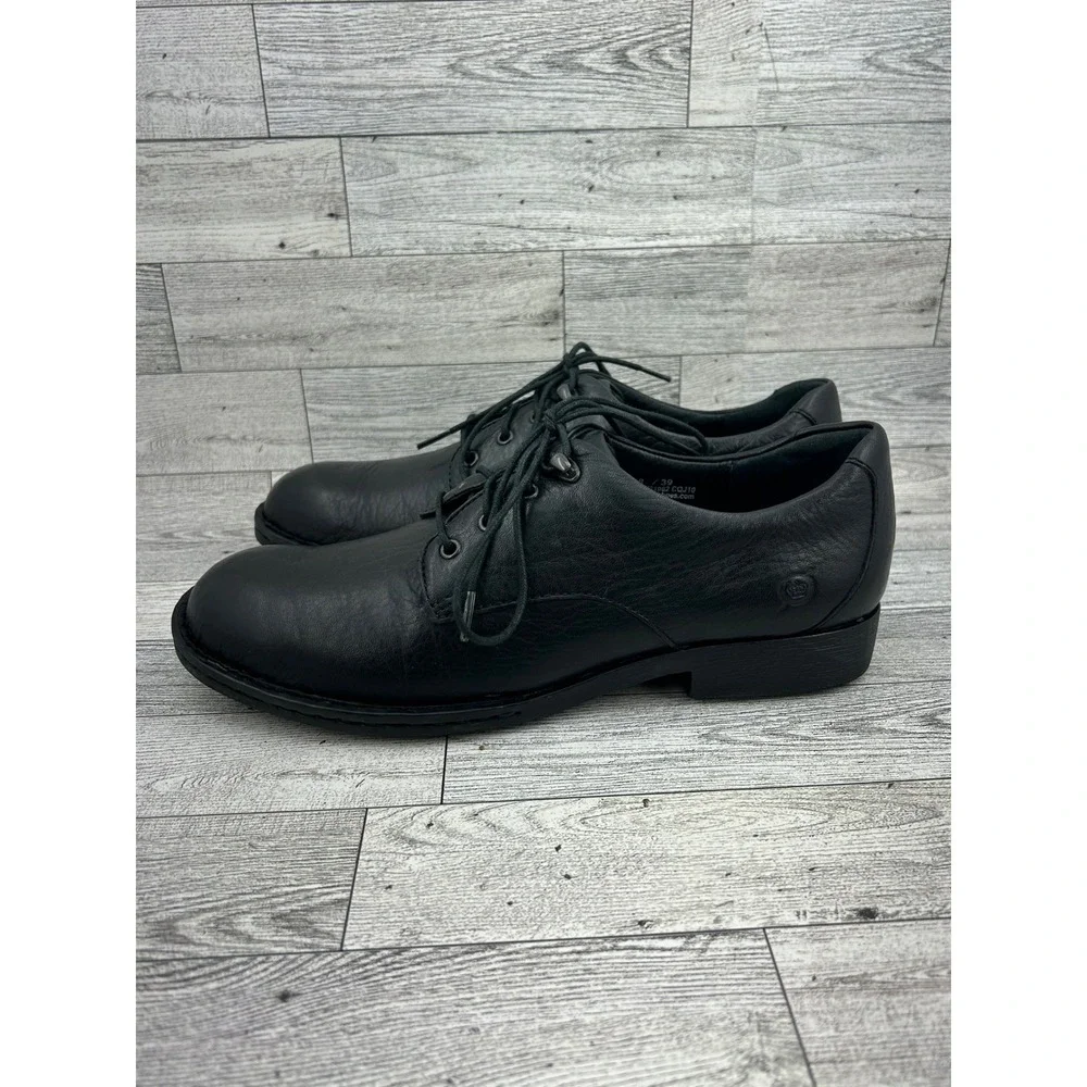Born black leather